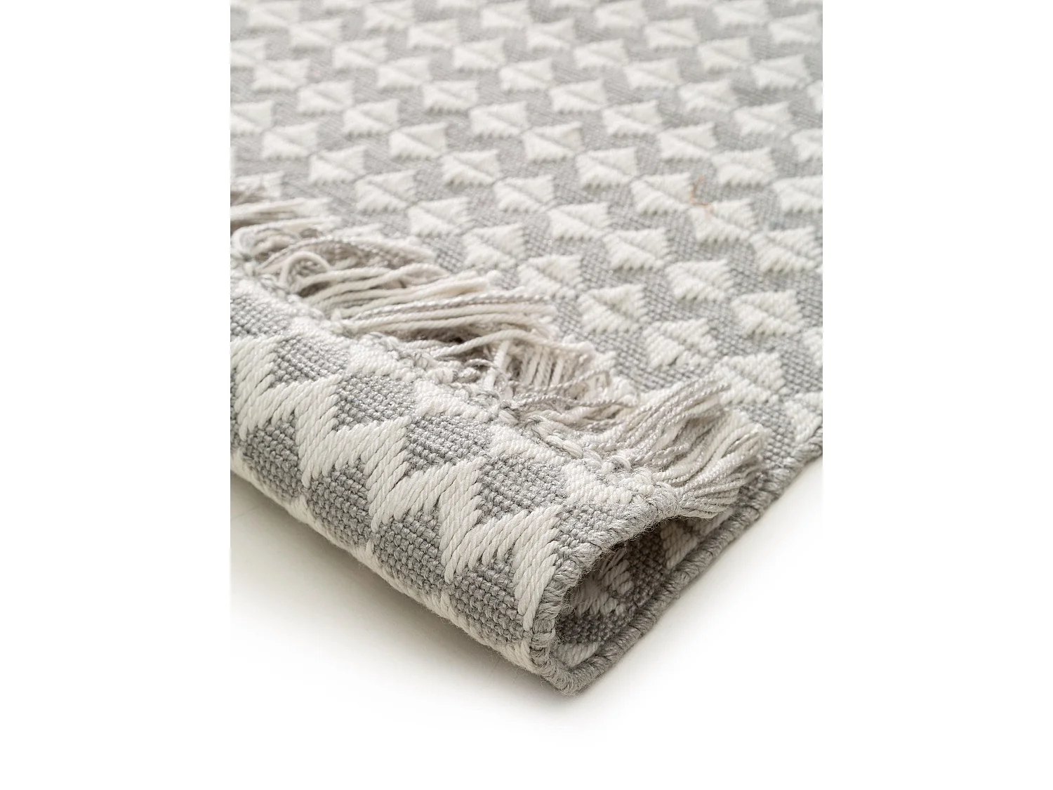 Tapis fabriqué à partir de matériaux recyclés Morty Gris 160x230 cm