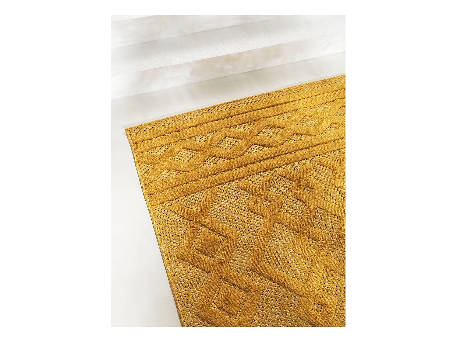 Tapis d'extérieur & intérieur Bonte Jaune 80x150 cm