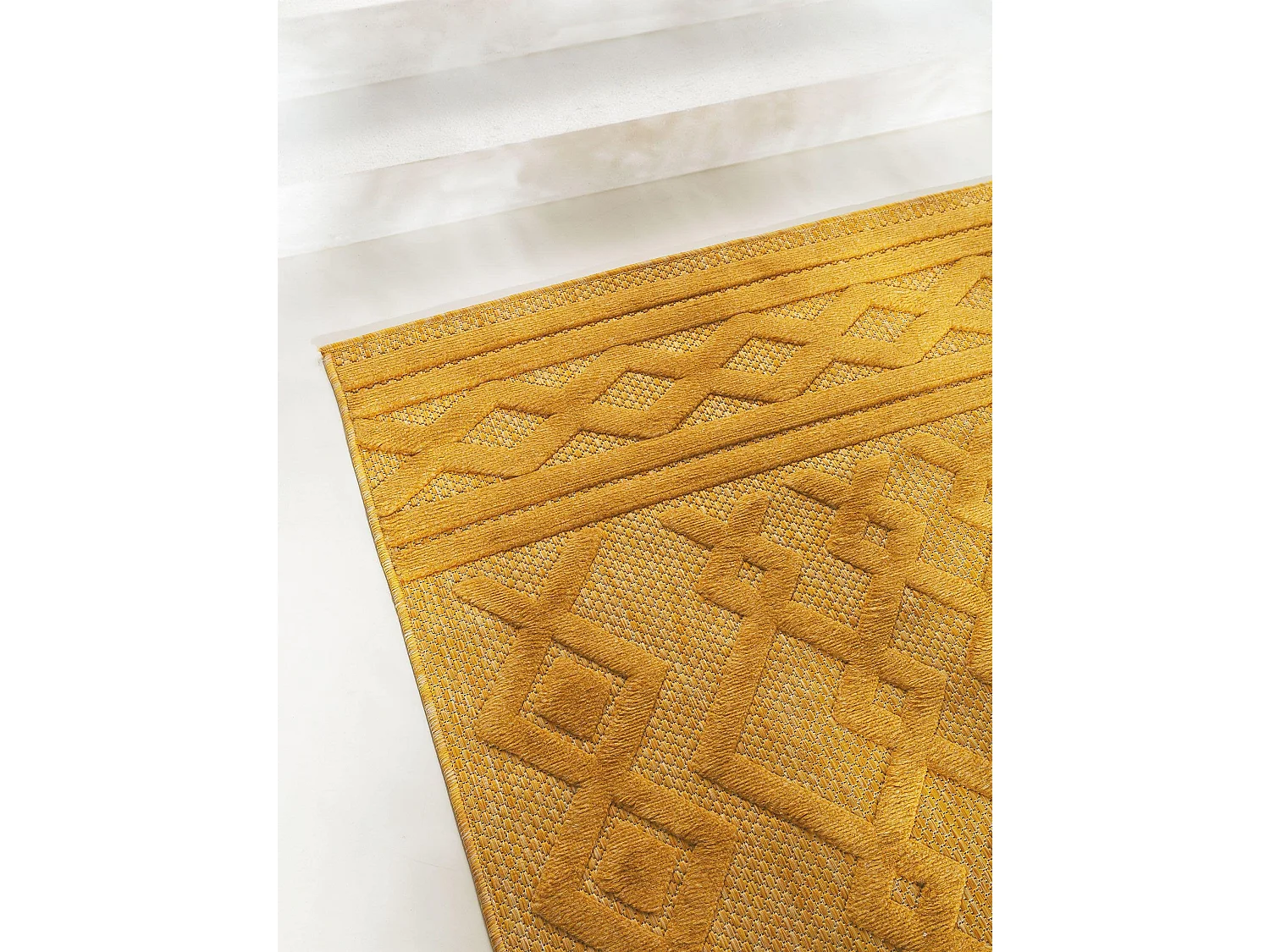 Tapis d'extérieur & intérieur Bonte Jaune 80x150 cm