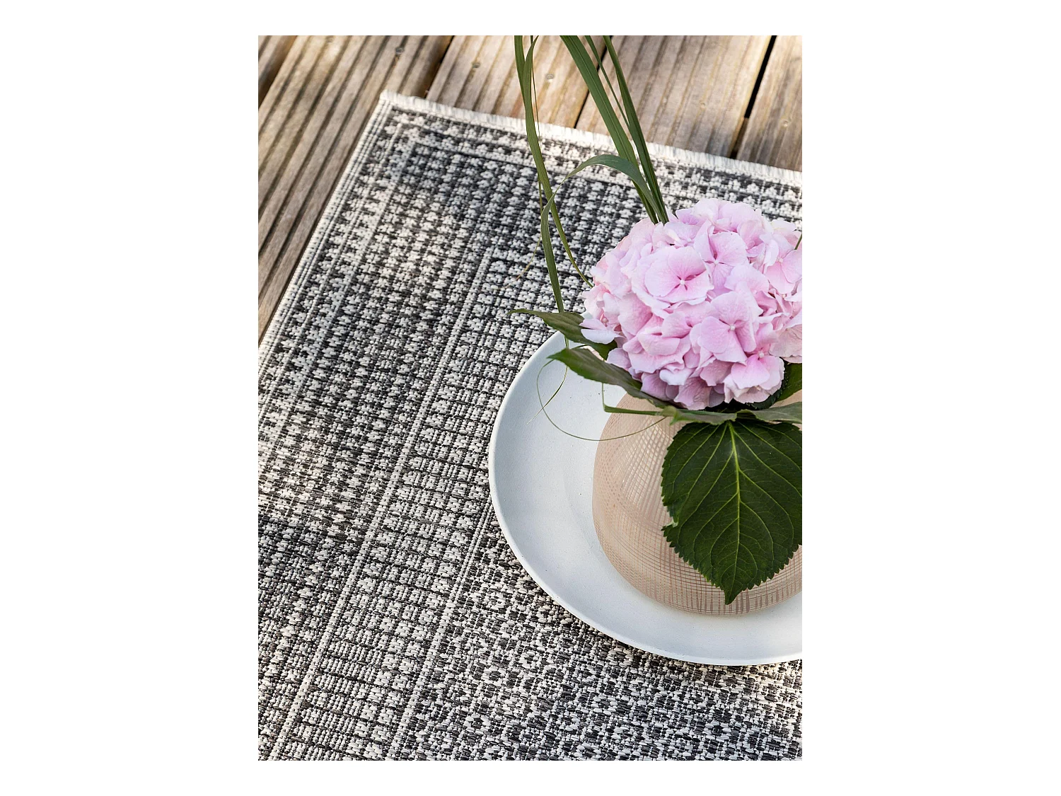 Tapis d'extérieur & intérieur Cleo Anthracite 120x170 cm