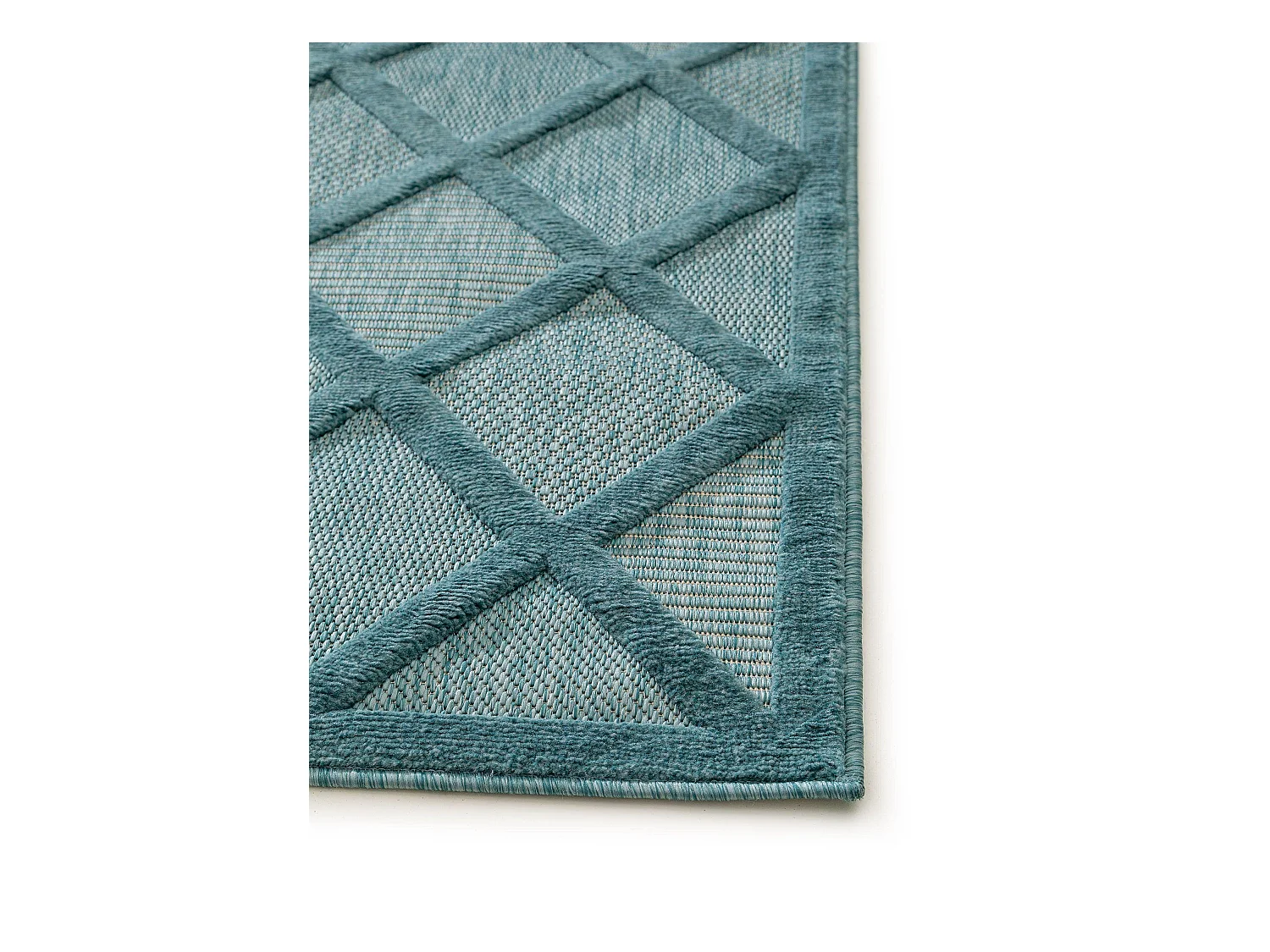 Tapis d'extérieur & intérieur Bonte Turquoise 80x150 cm