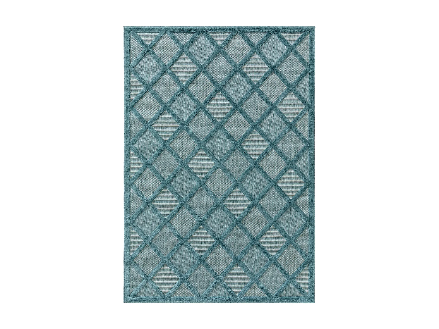 Tapis d'extérieur & intérieur Bonte Turquoise 80x150 cm