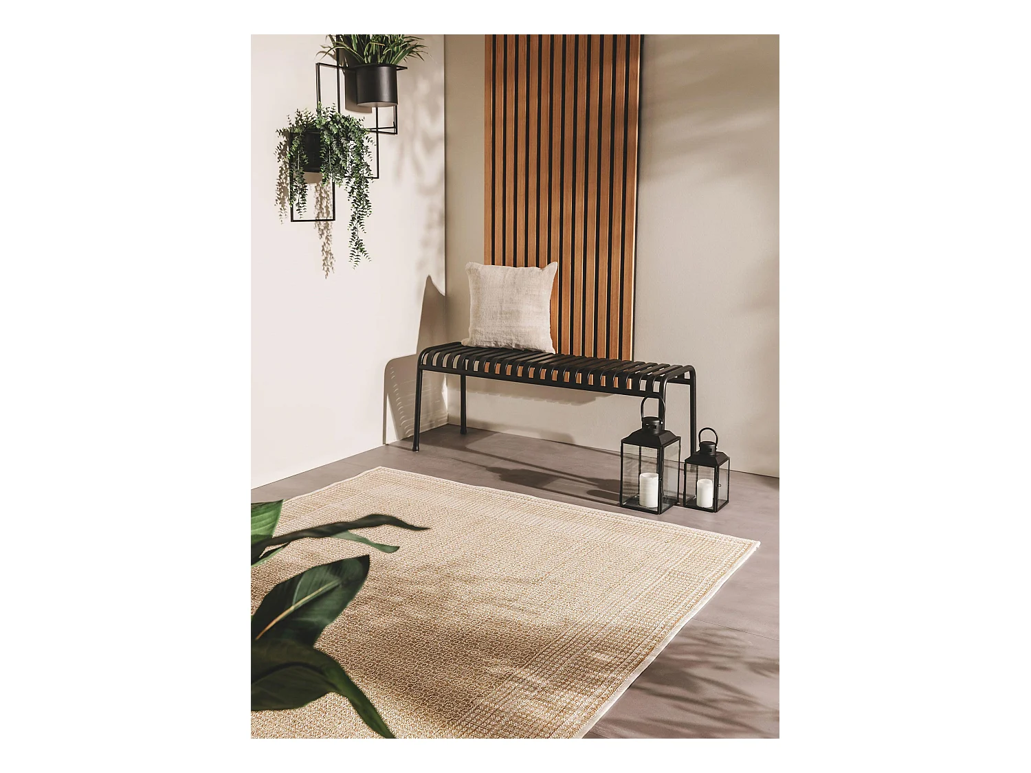 Tapis d'extérieur & intérieur Cleo Crème/Beige 240x340 cm