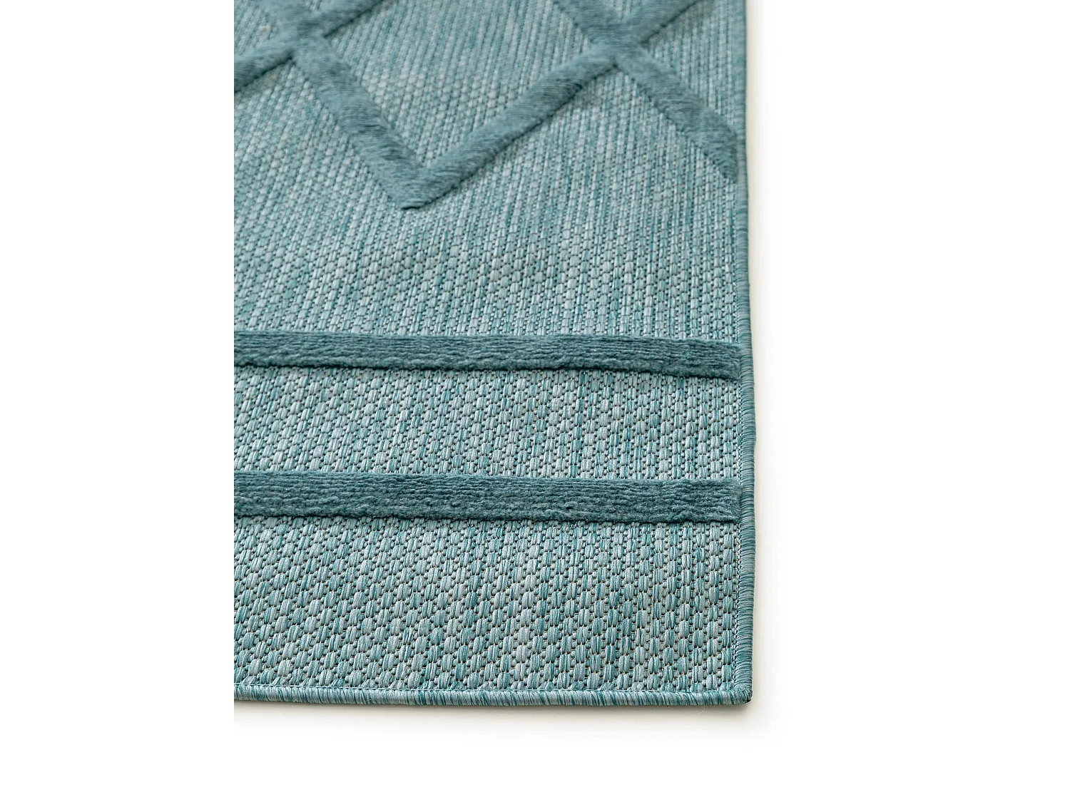 Tapis d'extérieur & intérieur Bonte Turquoise 240x340 cm