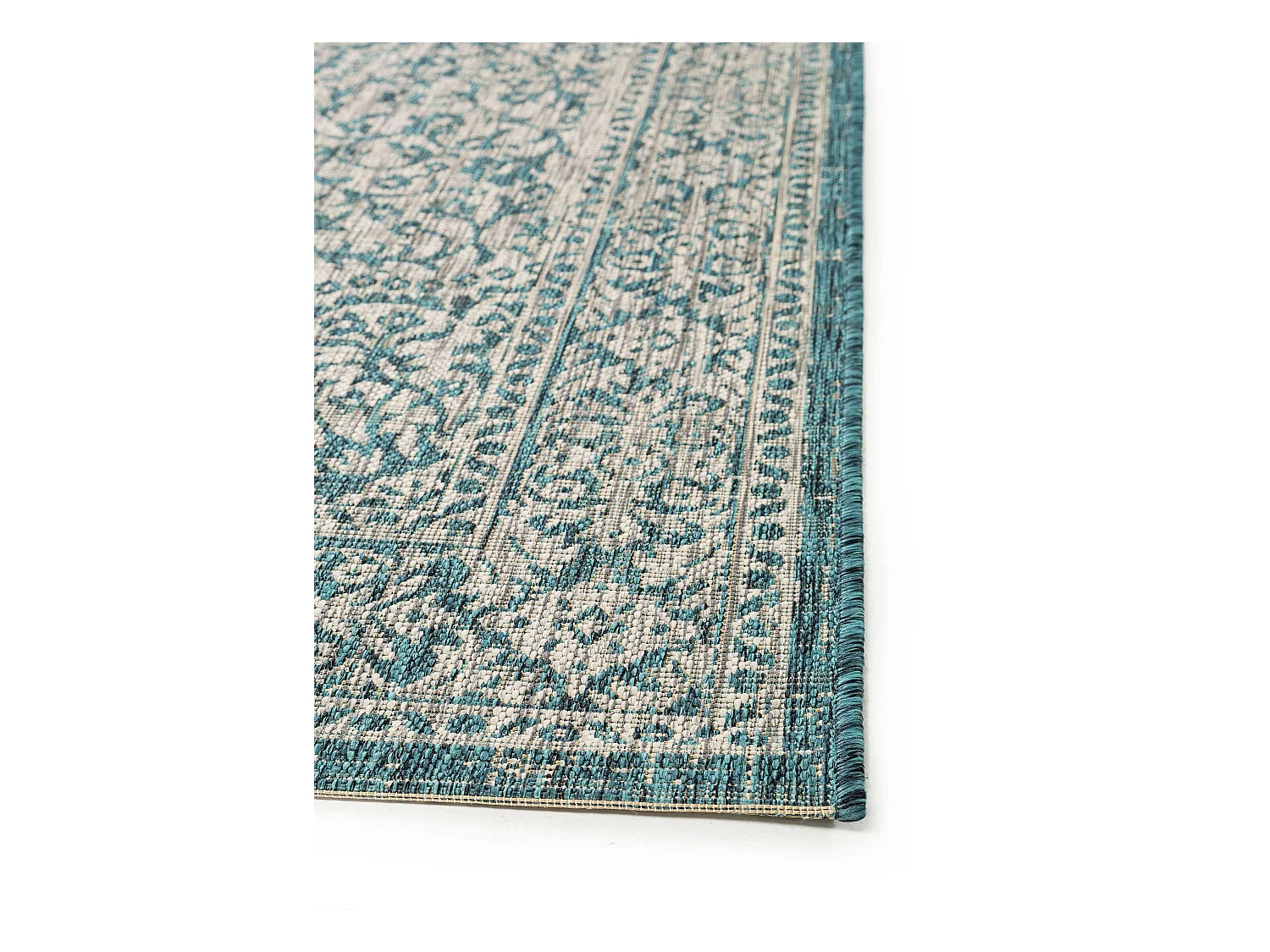 Tapis d'extérieur & intérieur Cleo Bleu 80x150 cm