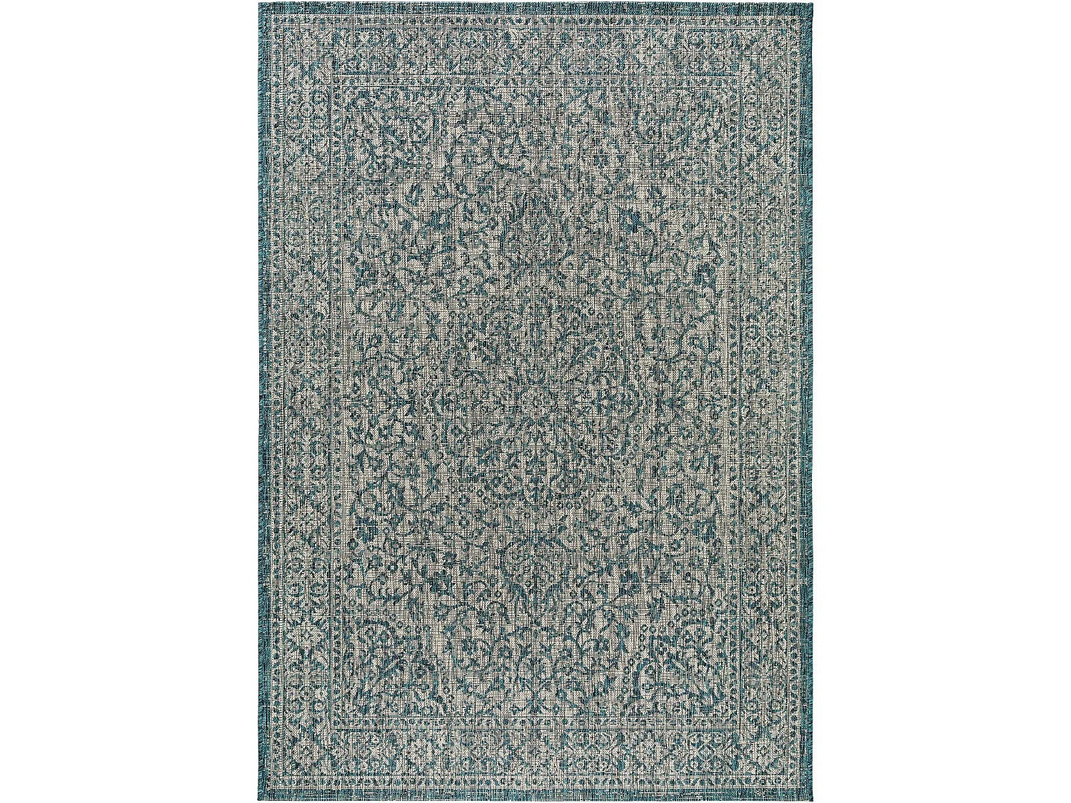 Tapis d'extérieur & intérieur Cleo Bleu 80x150 cm
