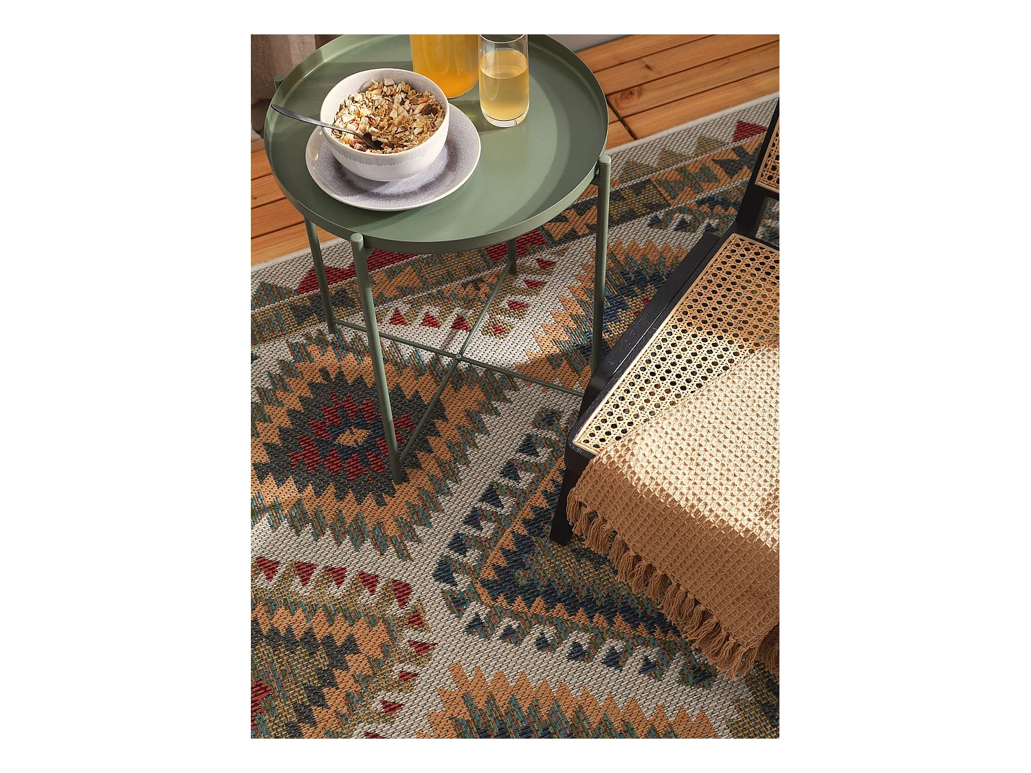 Tapis d'extérieur & intérieur Mirena Multicouleur 160x230 cm