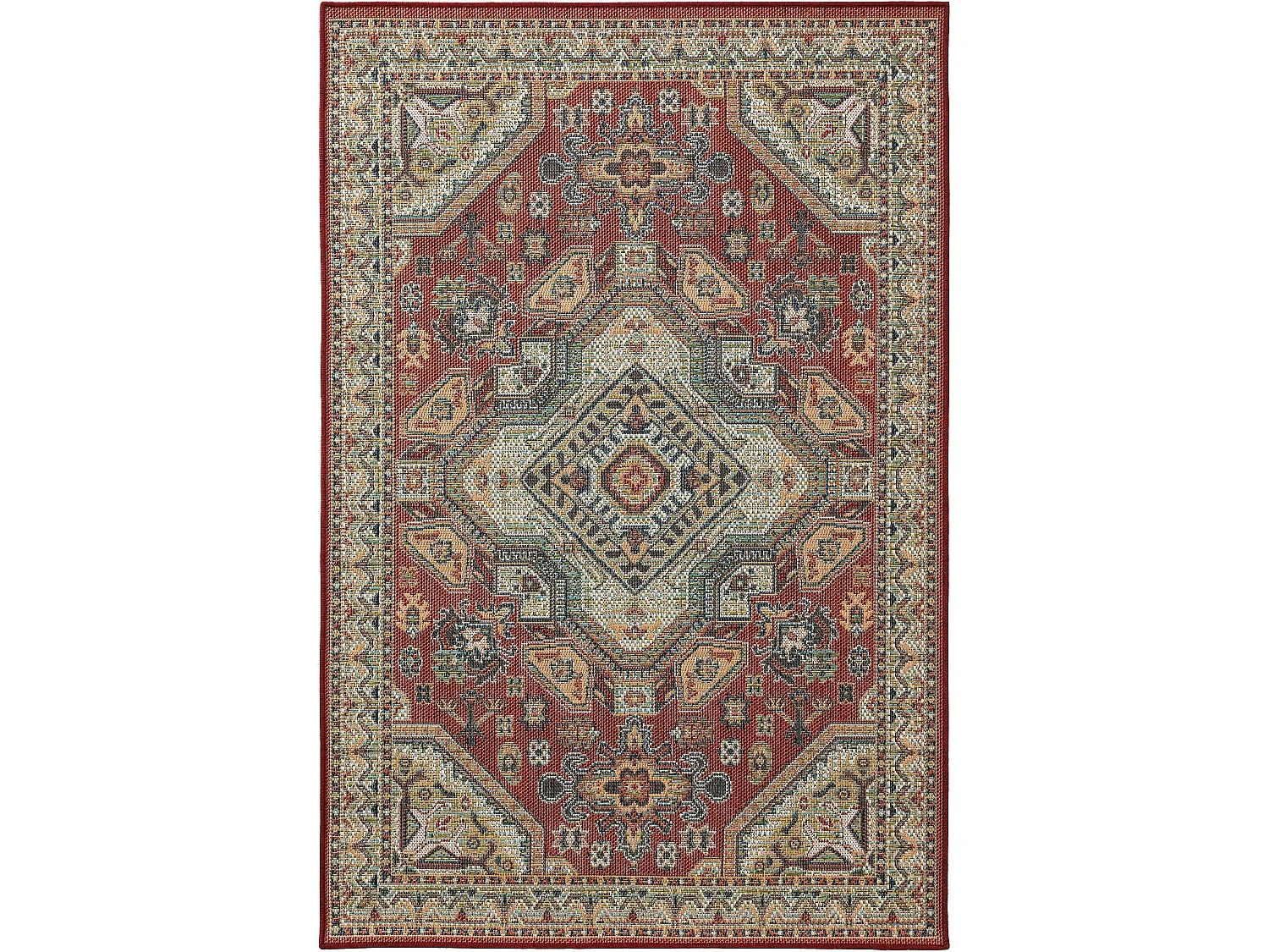 Tapis d'extérieur & intérieur Mirena Multicouleur 120x170 cm