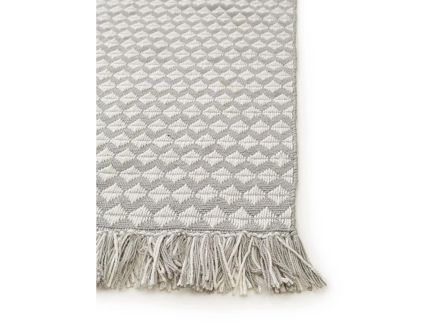 Tapis fabriqué à partir de matériaux recyclés Morty Gris 120x170 cm
