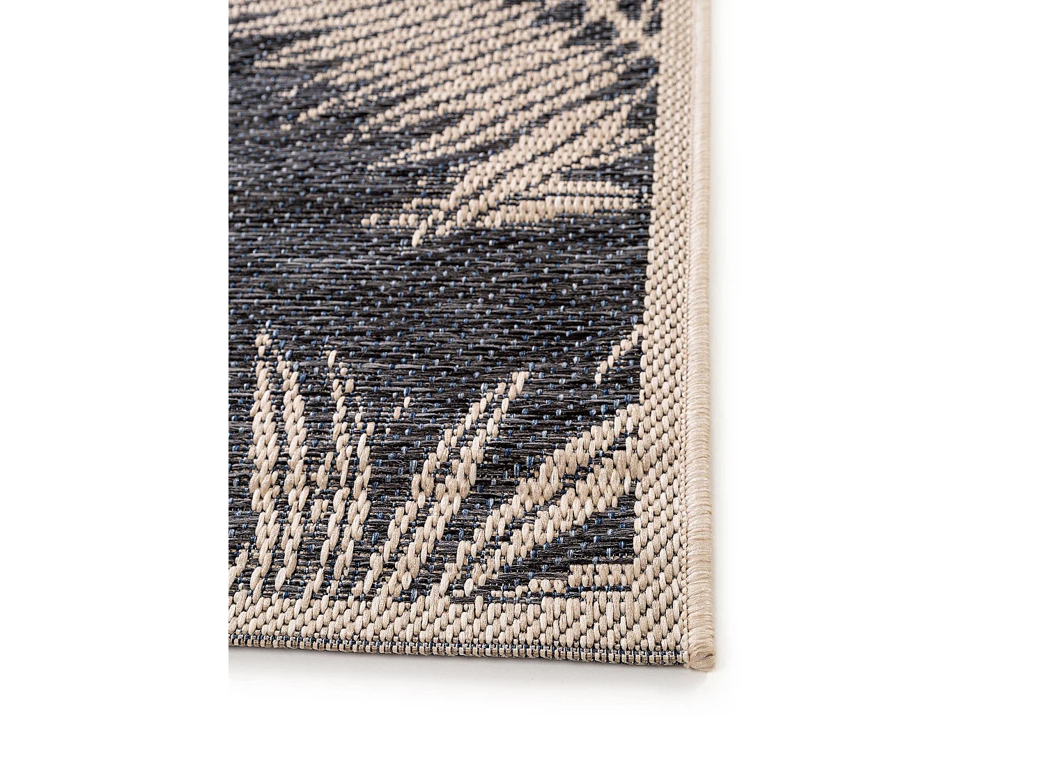 Tapis d'extérieur & intérieur River Bleu 160x230 cm