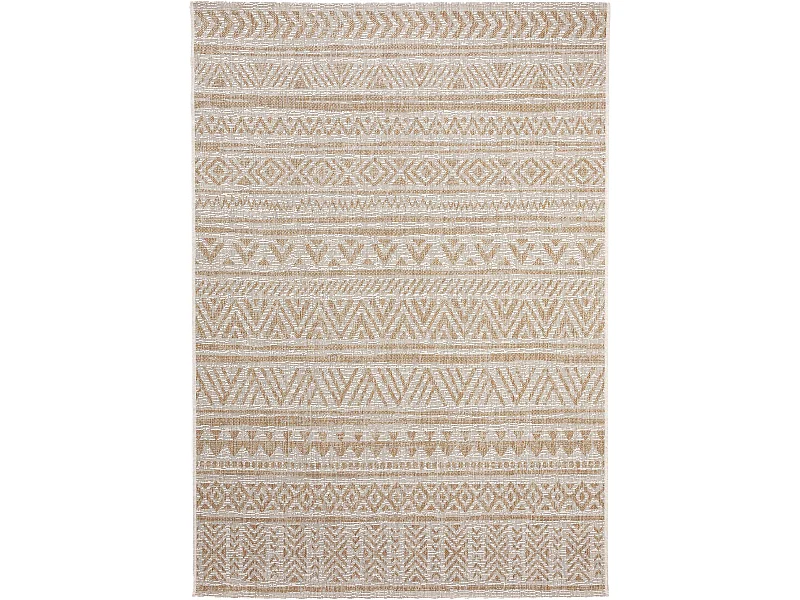 Tapis d'extérieur & intérieur Cleo Crème/Beige 140x200 cm