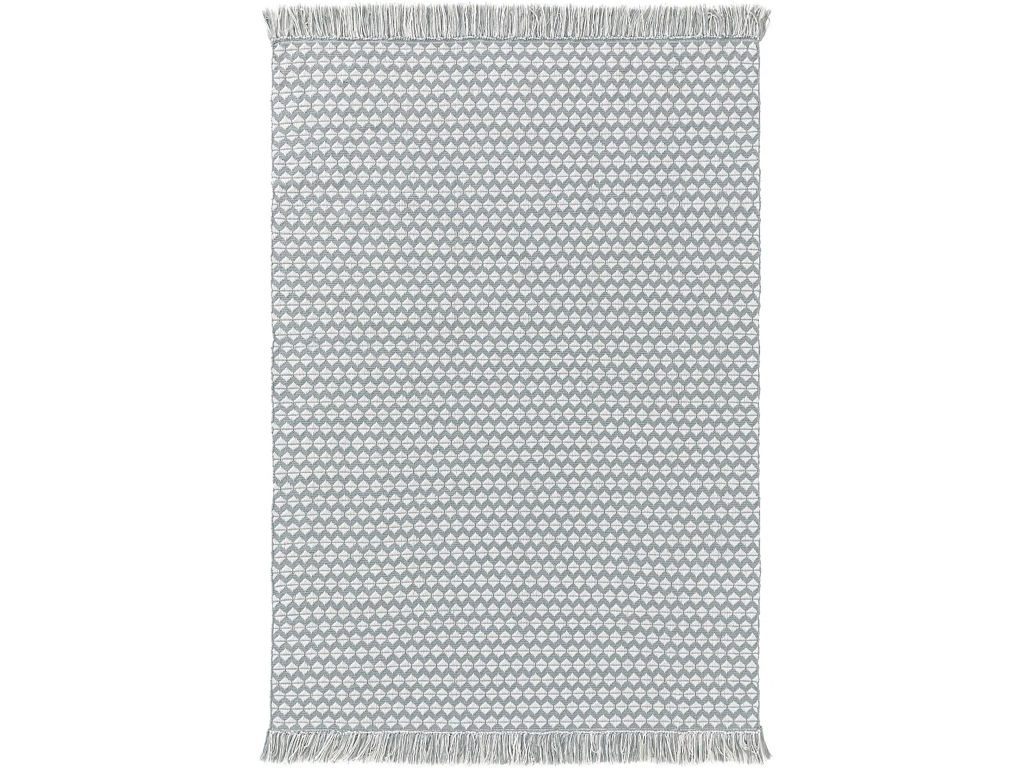 Tapis fabriqué à partir de matériaux recyclés Morty Bleu 120x170 cm