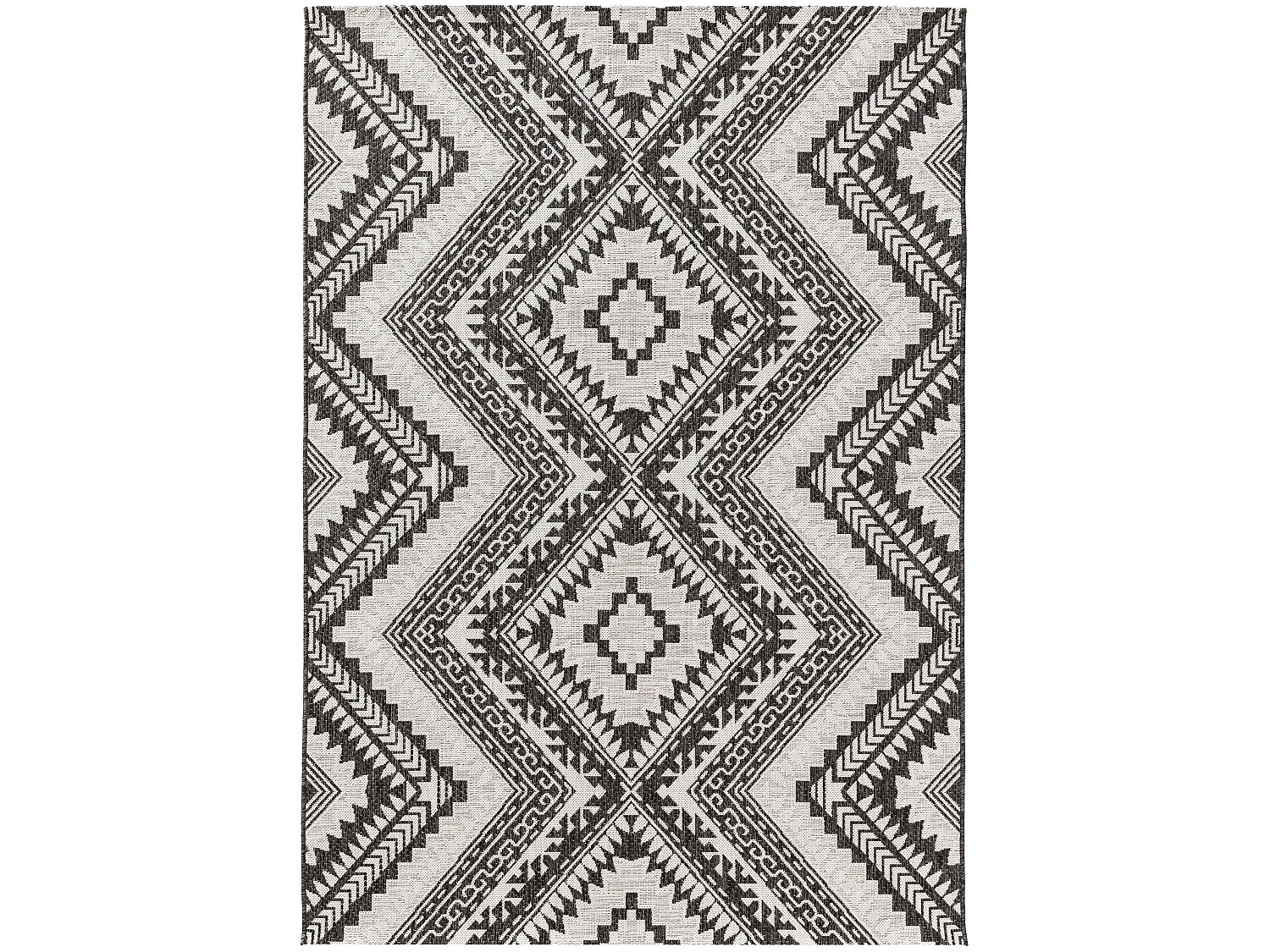 Tapis d'extérieur & intérieur Cleo Noir 160x230 cm