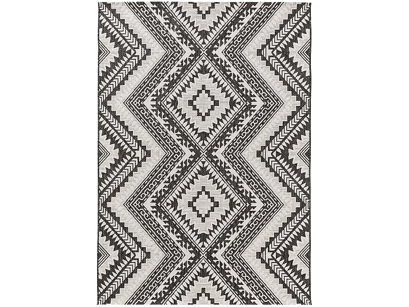 Tapis d'extérieur & intérieur Cleo Noir 160x230 cm