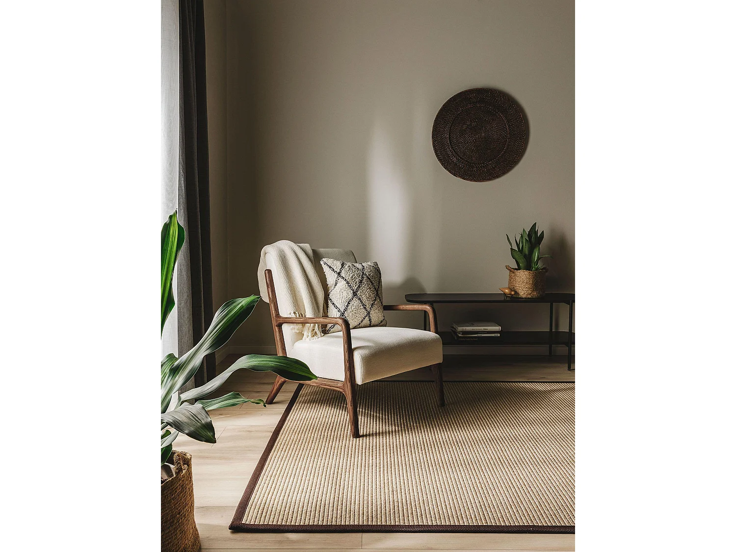 Tapis d'extérieur & intérieur Nandi Beige 120x170 cm