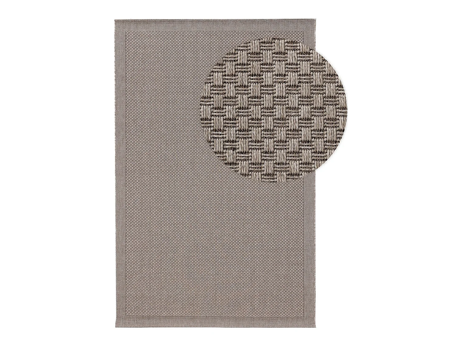 Tapis d'extérieur & intérieur Naoto Gris clair 120x170 cm