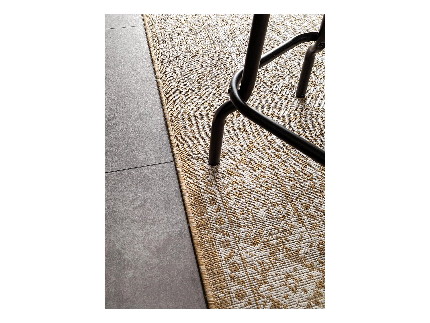 Tapis d'extérieur & intérieur Cleo Crème/Beige 240x340 cm