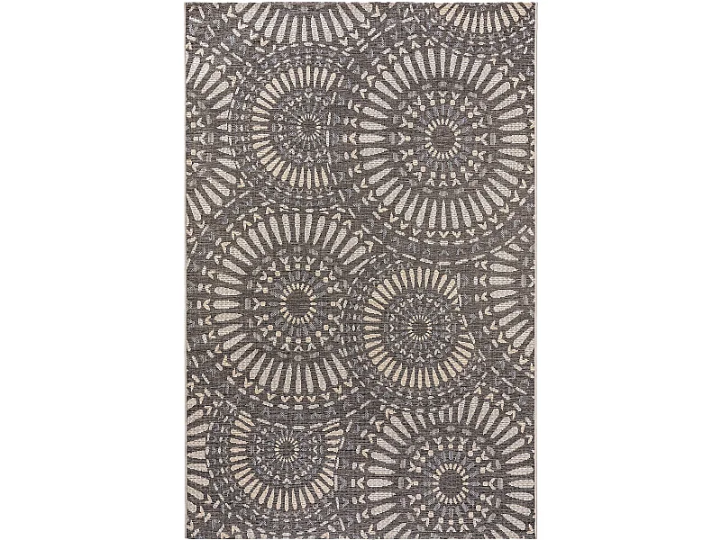 Tapis d'extérieur & intérieur River Bleu 100x150 cm