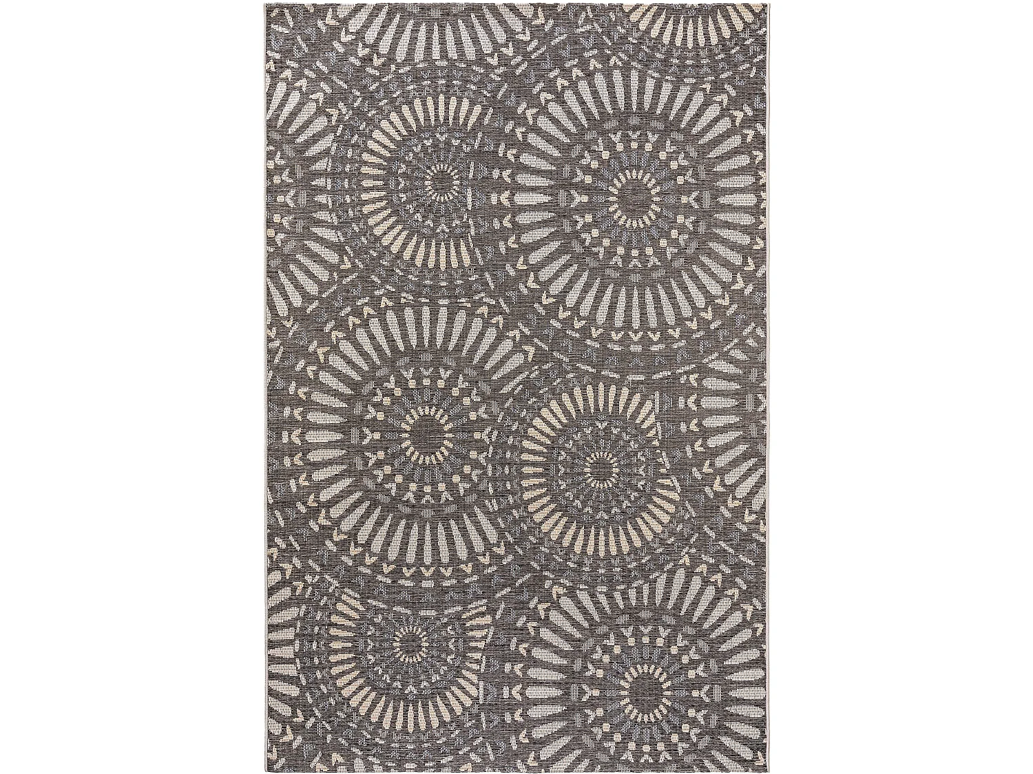 Tapis d'extérieur & intérieur River Bleu 100x150 cm