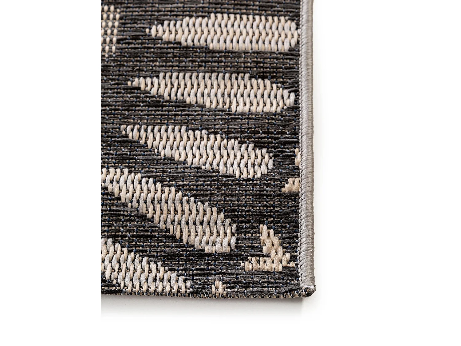 Tapis d'extérieur & intérieur River Bleu 100x150 cm