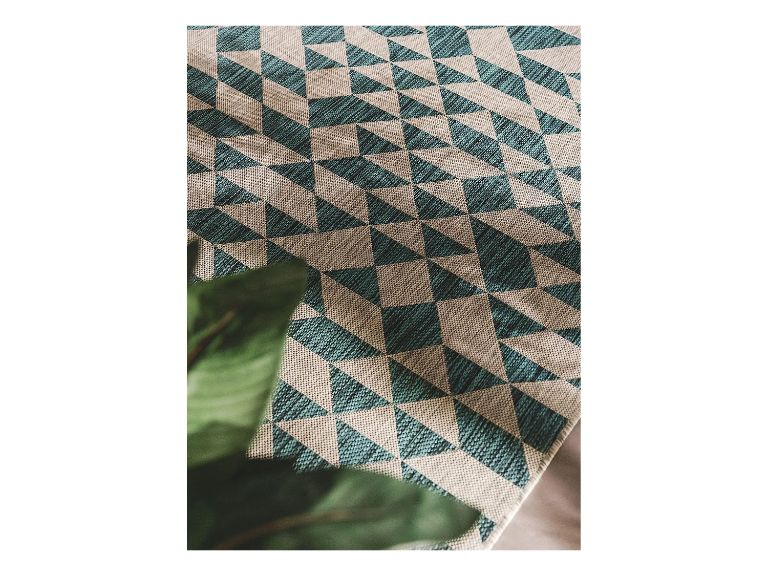 Tapis d'extérieur & intérieur Cleo Bleu 120x170 cm