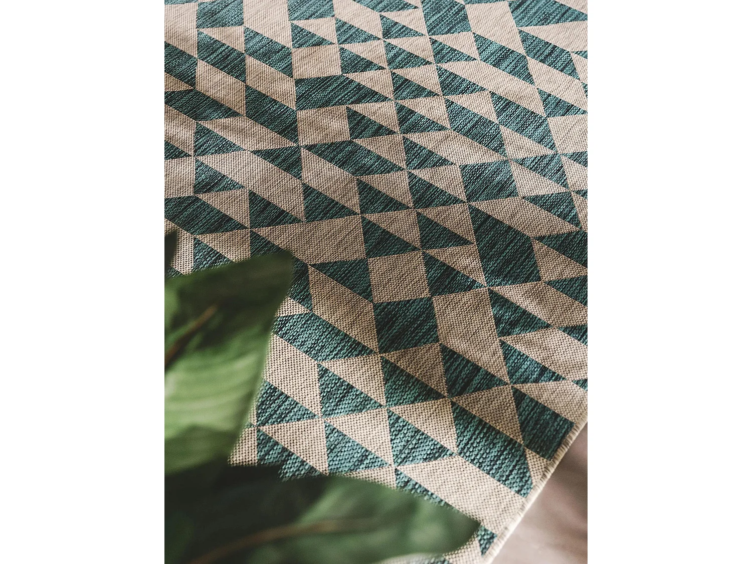 Tapis d'extérieur & intérieur Cleo Bleu 120x170 cm