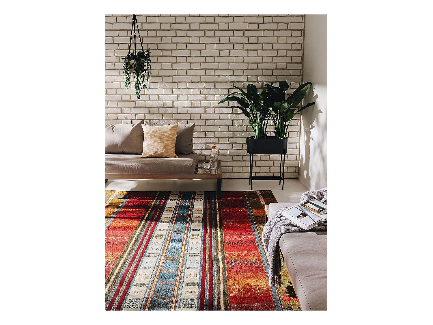 Tapis d'extérieur & intérieur Artis Multicouleur 80x165 cm