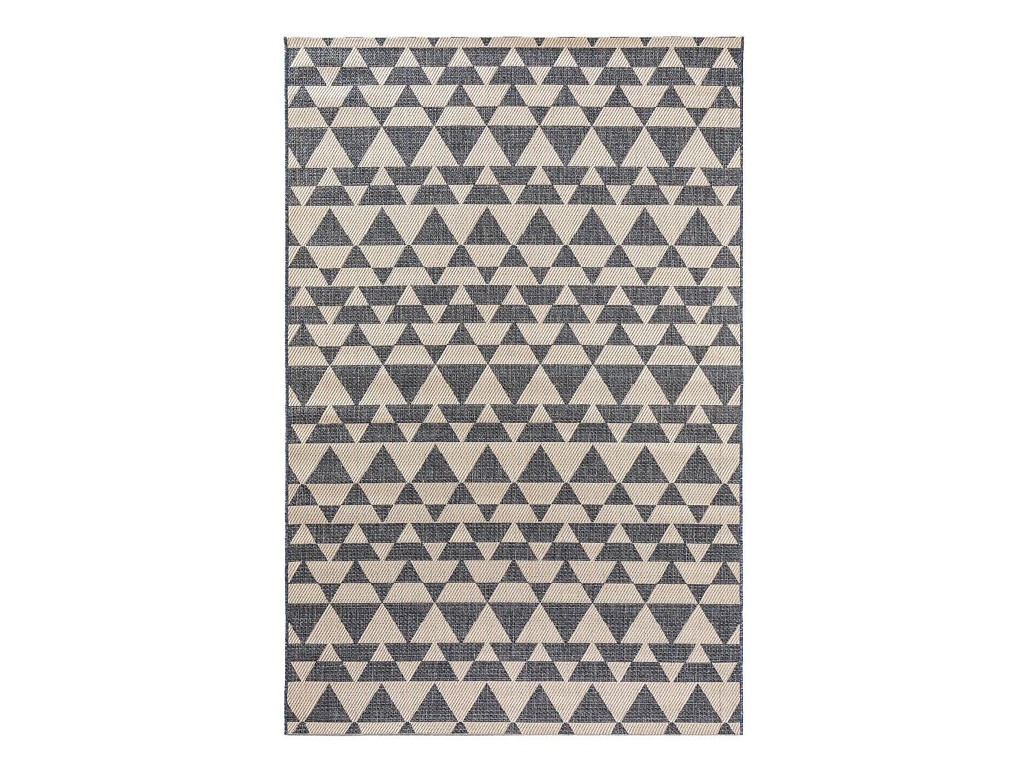 Tapis d'extérieur & intérieur River Beige/Bleu 100x150 cm