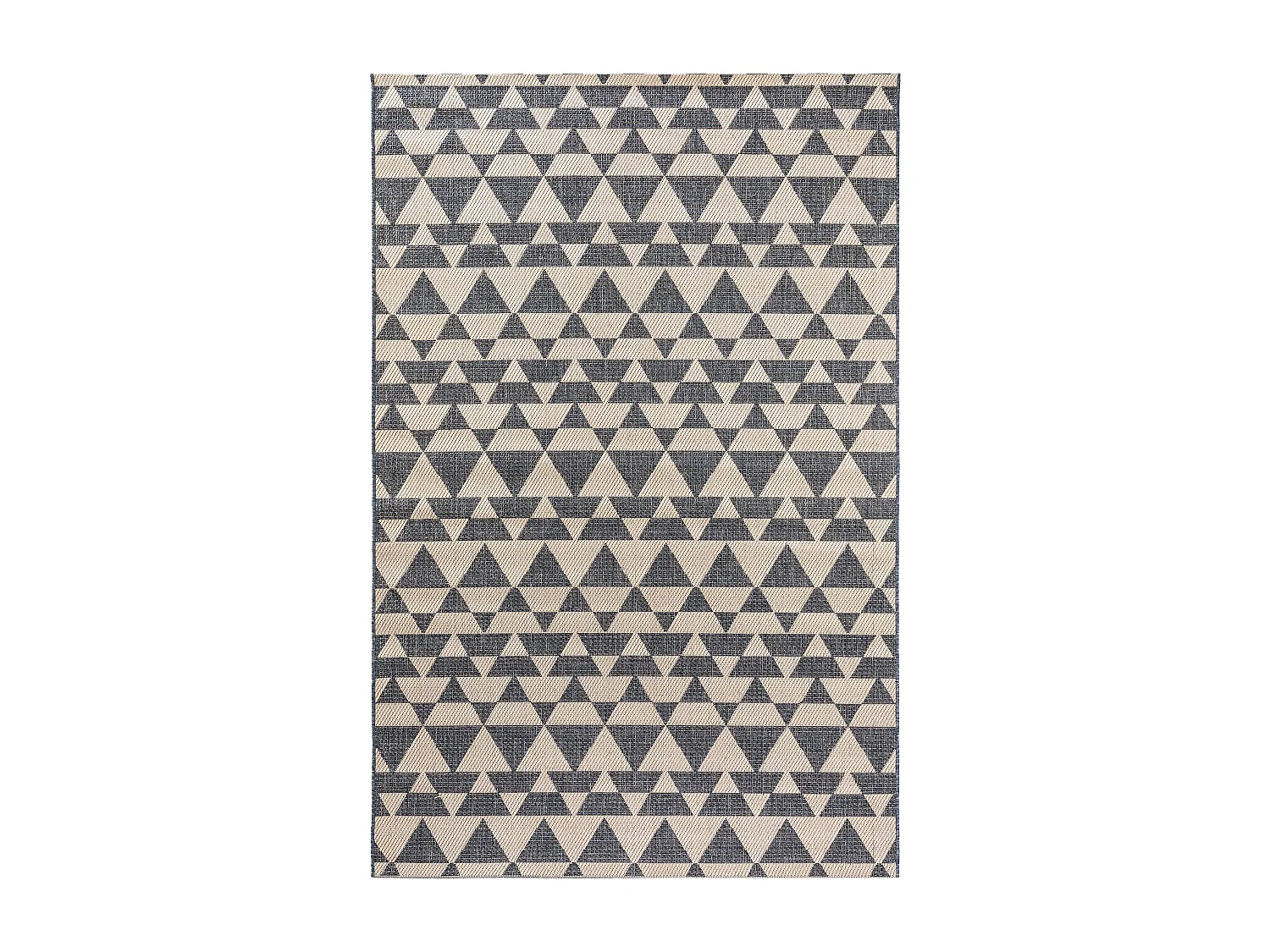 Tapis d'extérieur & intérieur River Beige/Bleu 100x150 cm
