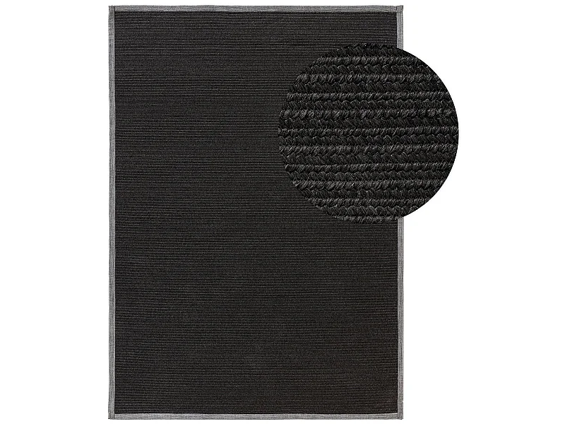 Tapis d'extérieur & intérieur Nandi Noir 200x300 cm