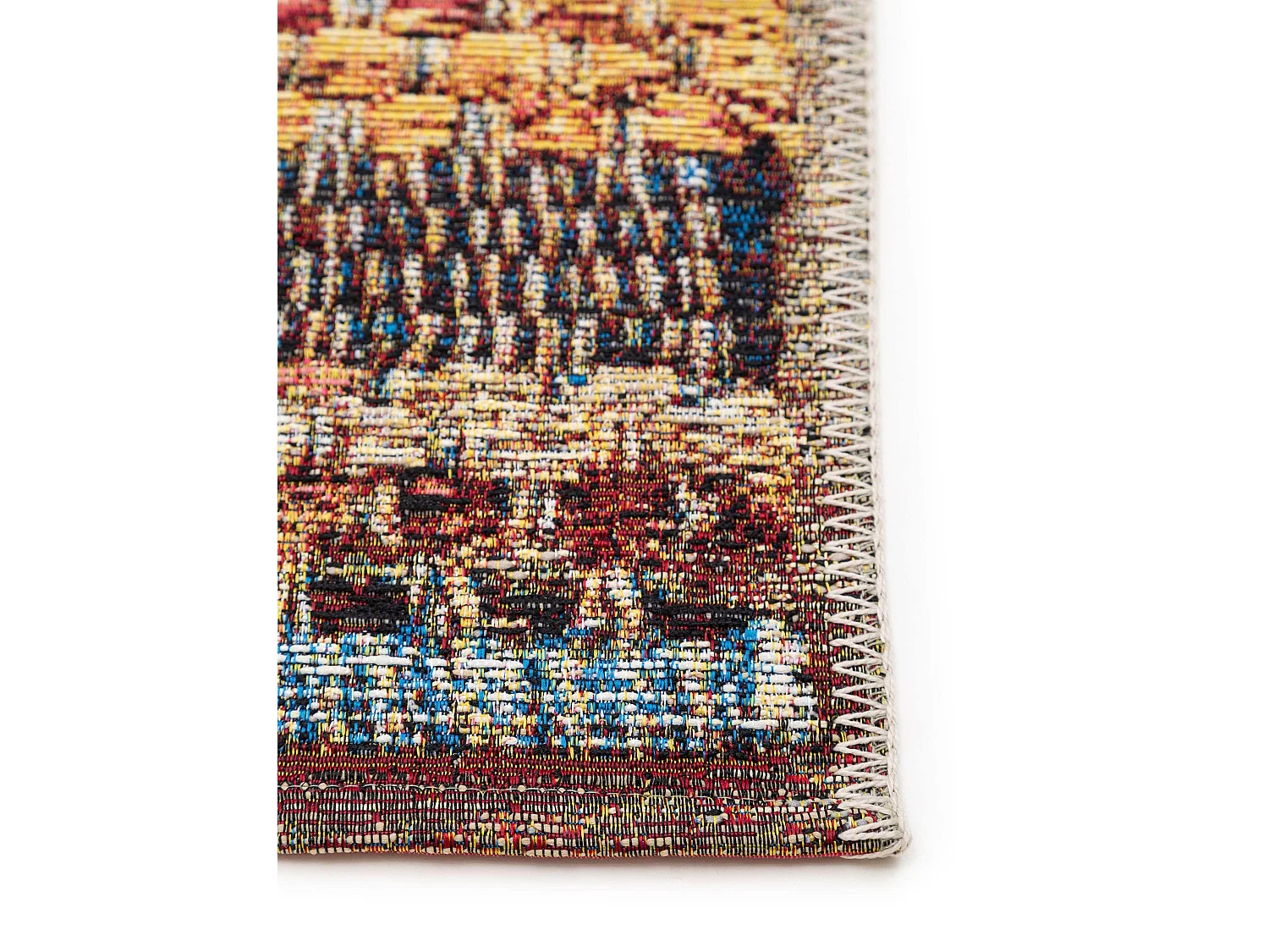 Tapis d'extérieur & intérieur Kenya Multicouleur 80x165 cm