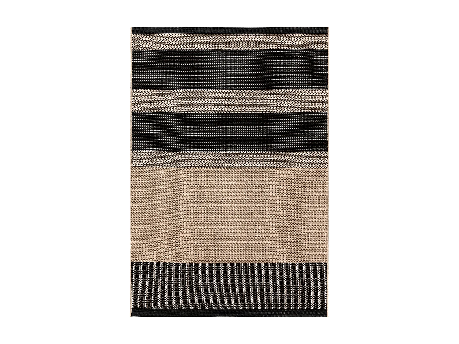 Tapis d'extérieur & intérieur Naoto Beige/Noir 80x150 cm