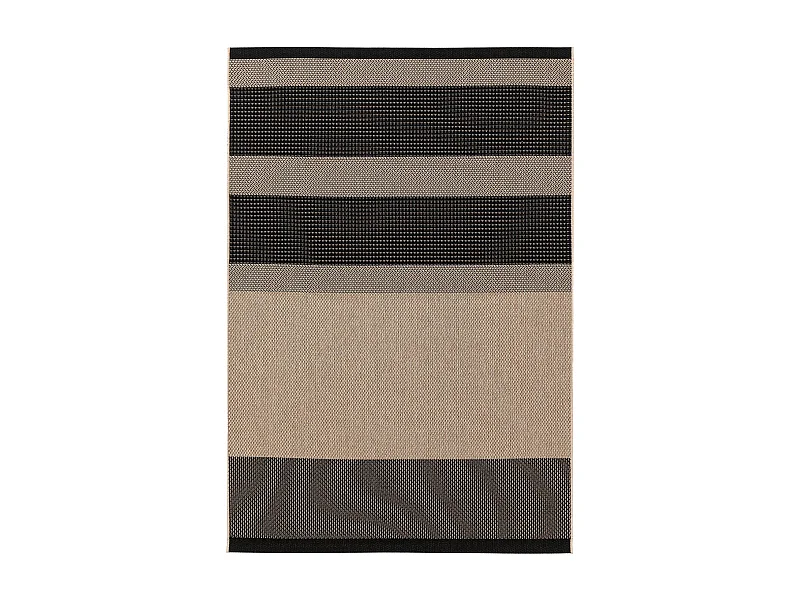 Tapis d'extérieur & intérieur Naoto Beige/Noir 80x150 cm