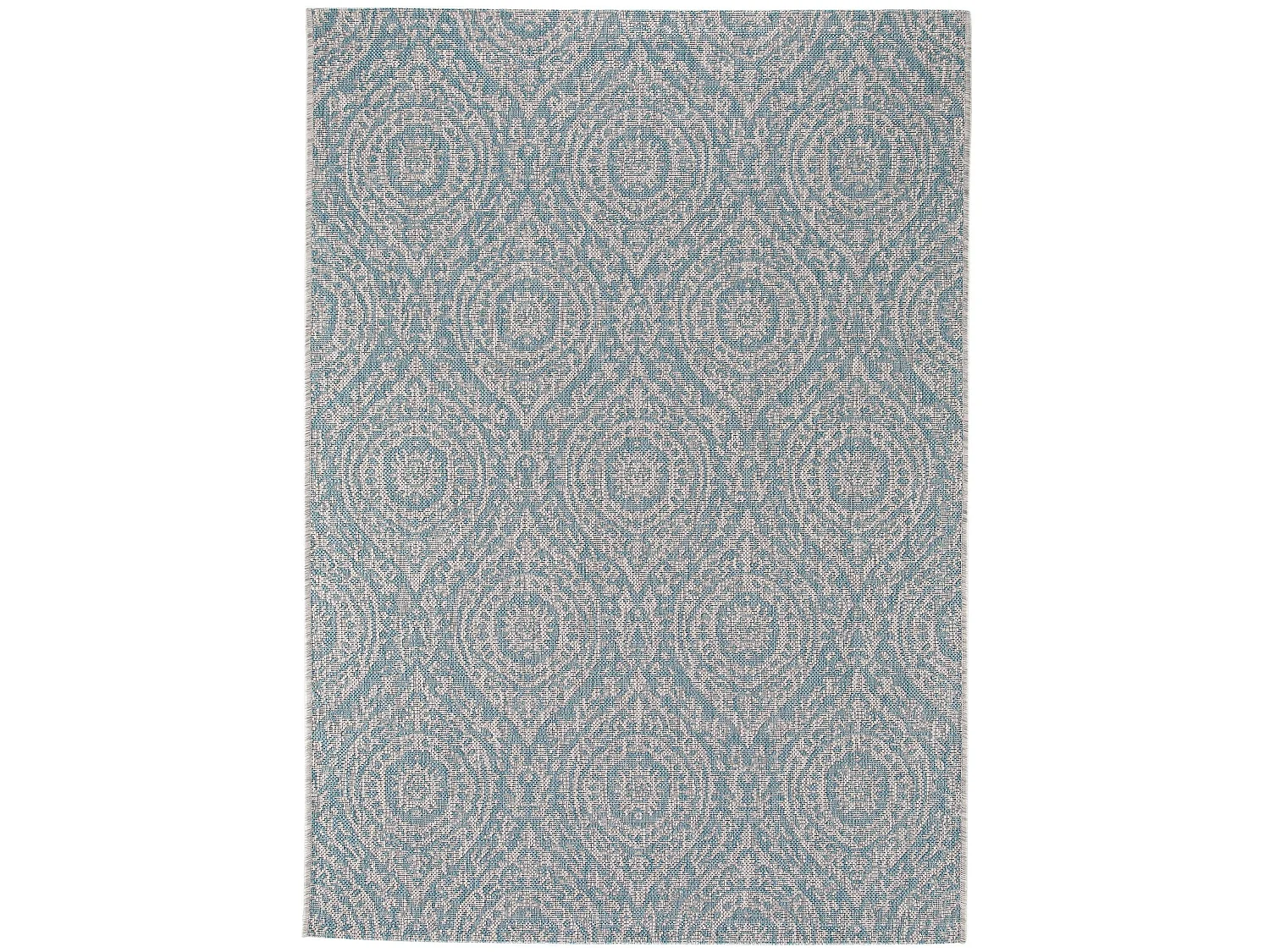 Tapis d'extérieur & intérieur Cleo Beige/Turquoise 120x170 cm