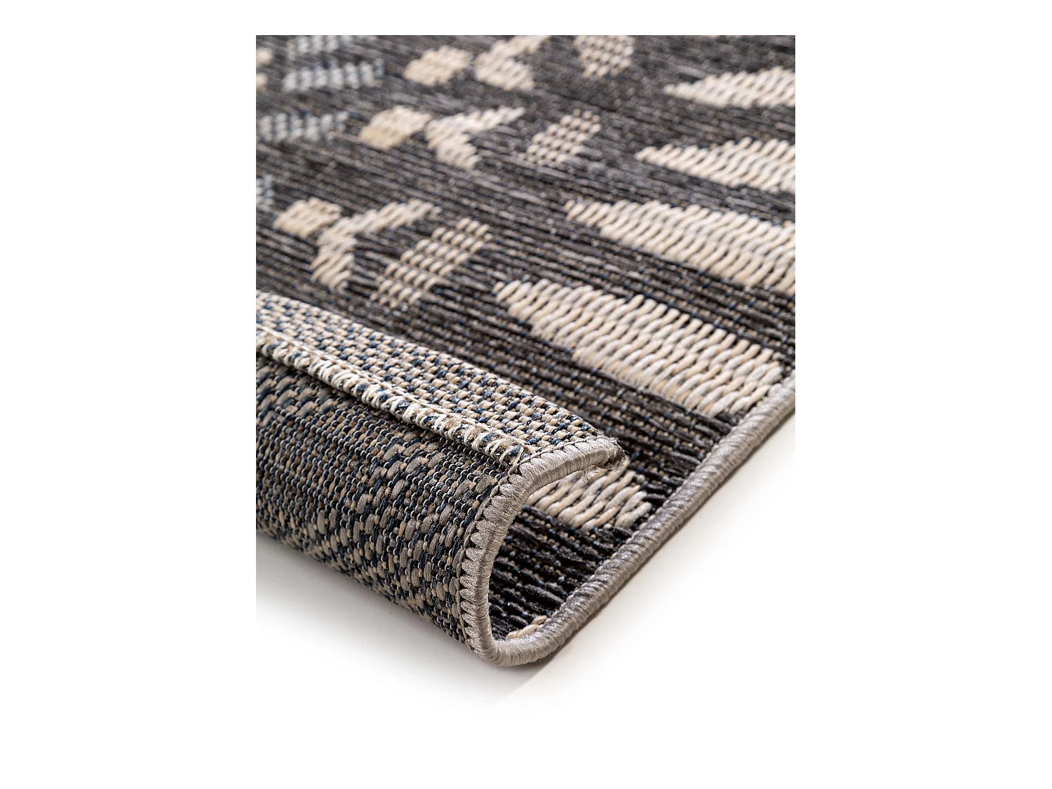 Tapis d'extérieur & intérieur River Bleu 160x230 cm