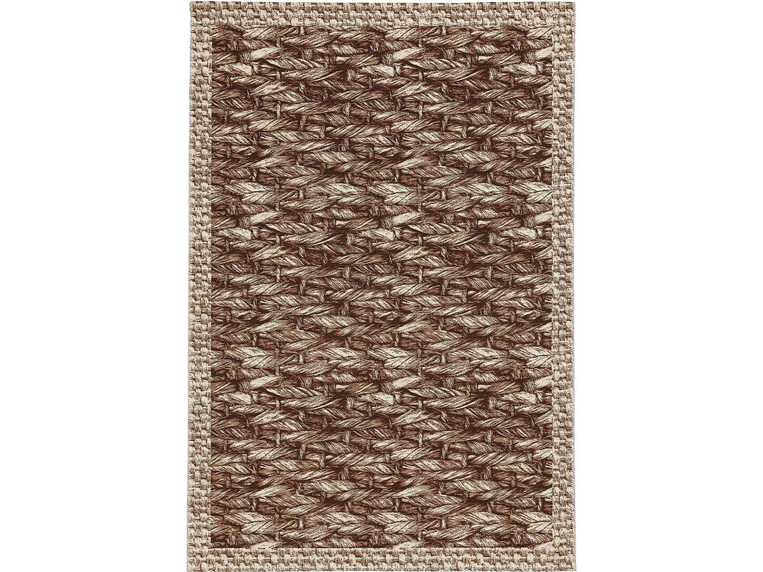 Tapis d'extérieur & intérieur Kenya Crème/Beige 120x180 cm