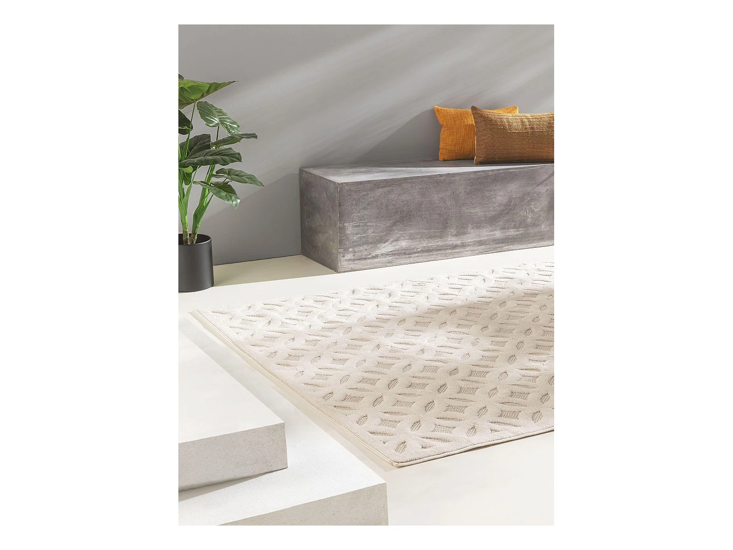 Tapis d'extérieur & intérieur Bonte Crème 200x290 cm