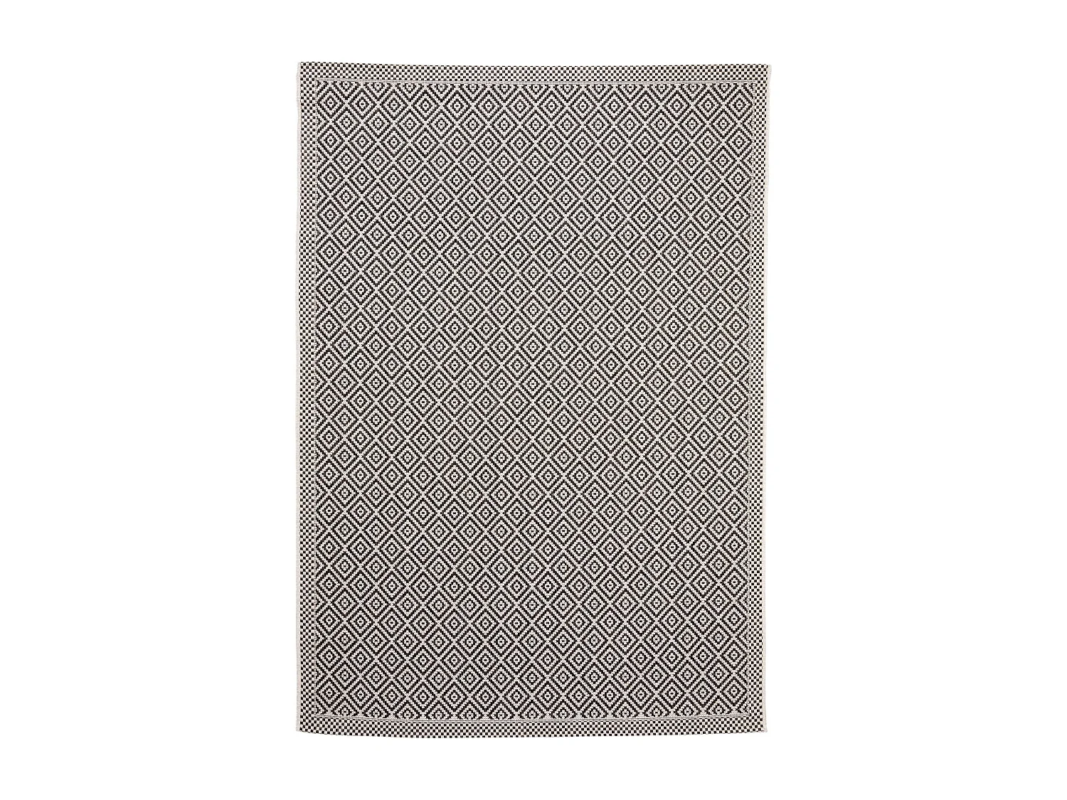 Tapis d'extérieur & intérieur Cleo Blanc & Noir 240x340 cm