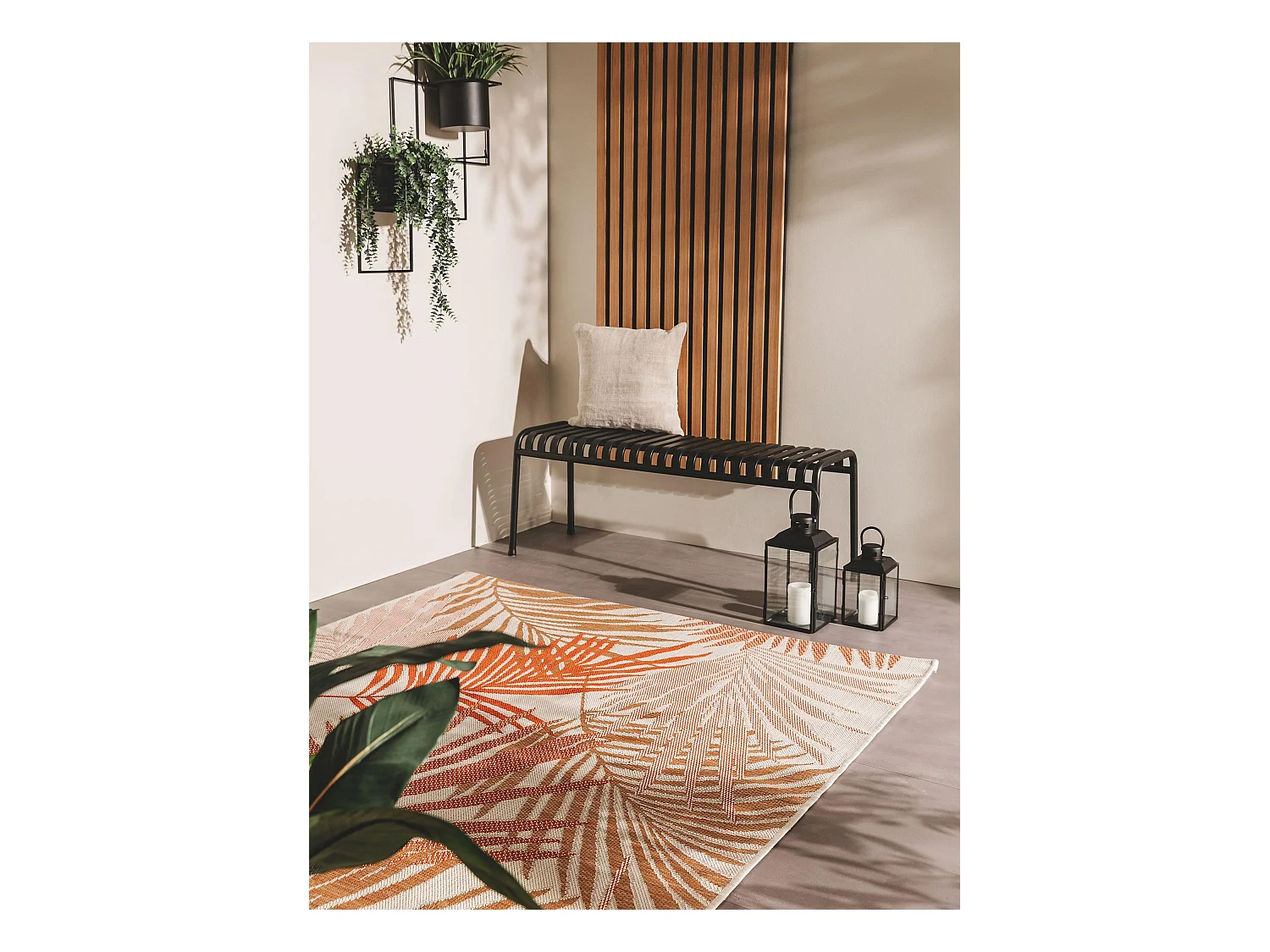 Tapis d'extérieur & intérieur Cleo Orange 160x230 cm