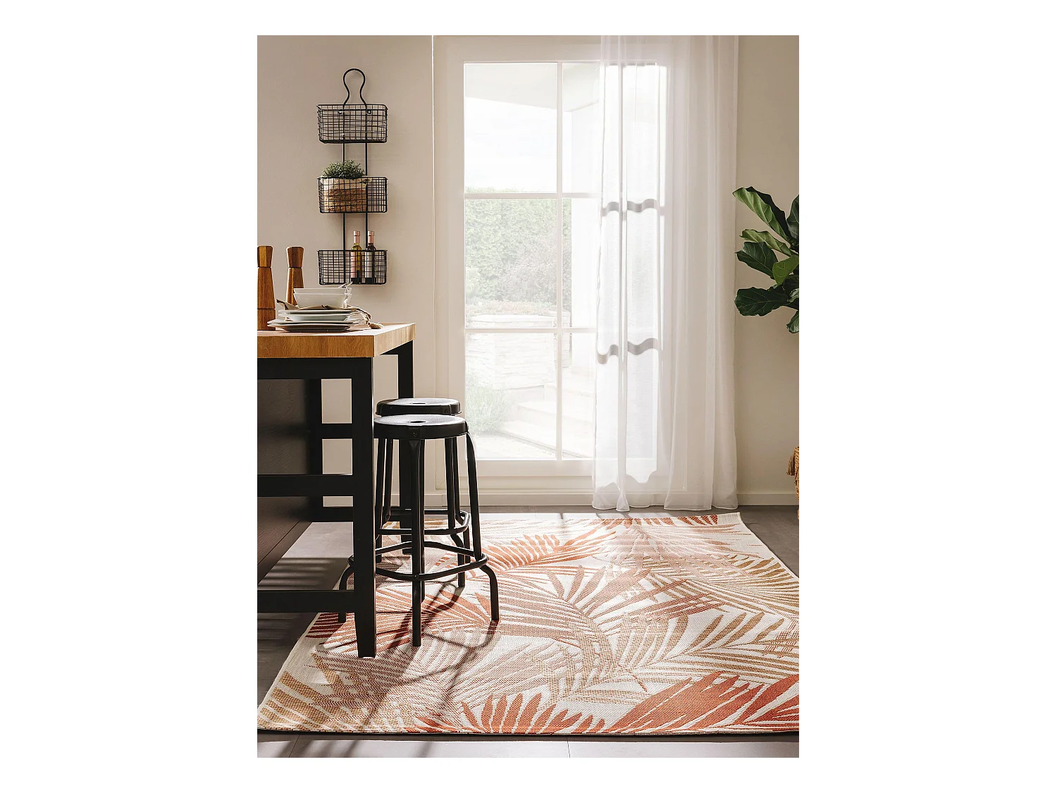 Tapis d'extérieur & intérieur Cleo Orange 160x230 cm
