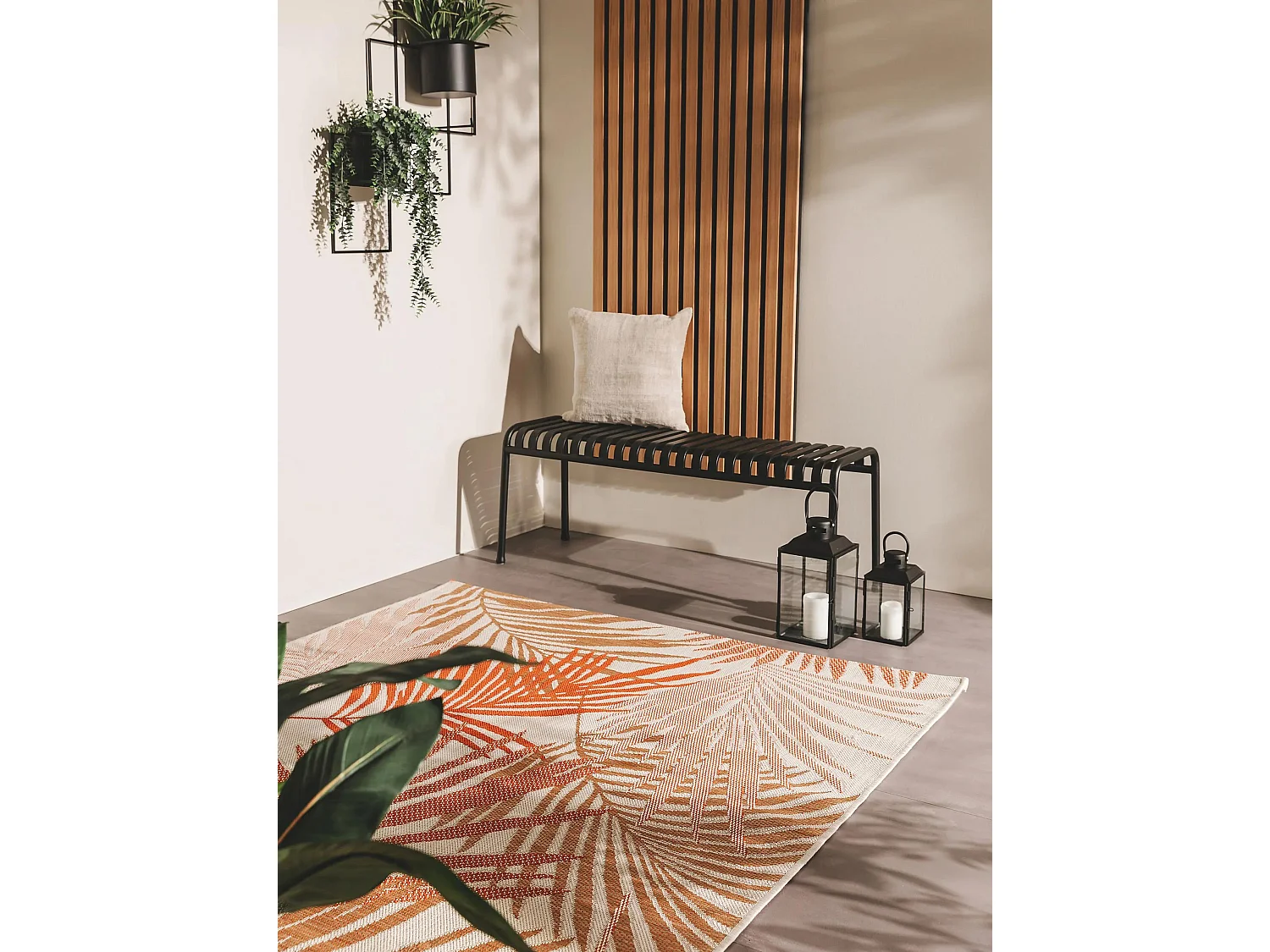 Tapis d'extérieur & intérieur Cleo Orange 160x230 cm