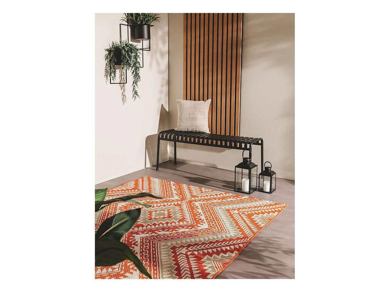 Tapis d'extérieur & intérieur Cleo Orange 300x400 cm