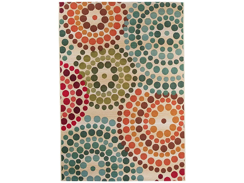 Tapis d'extérieur & intérieur Artis Beige/Multicouleur 160x235 cm