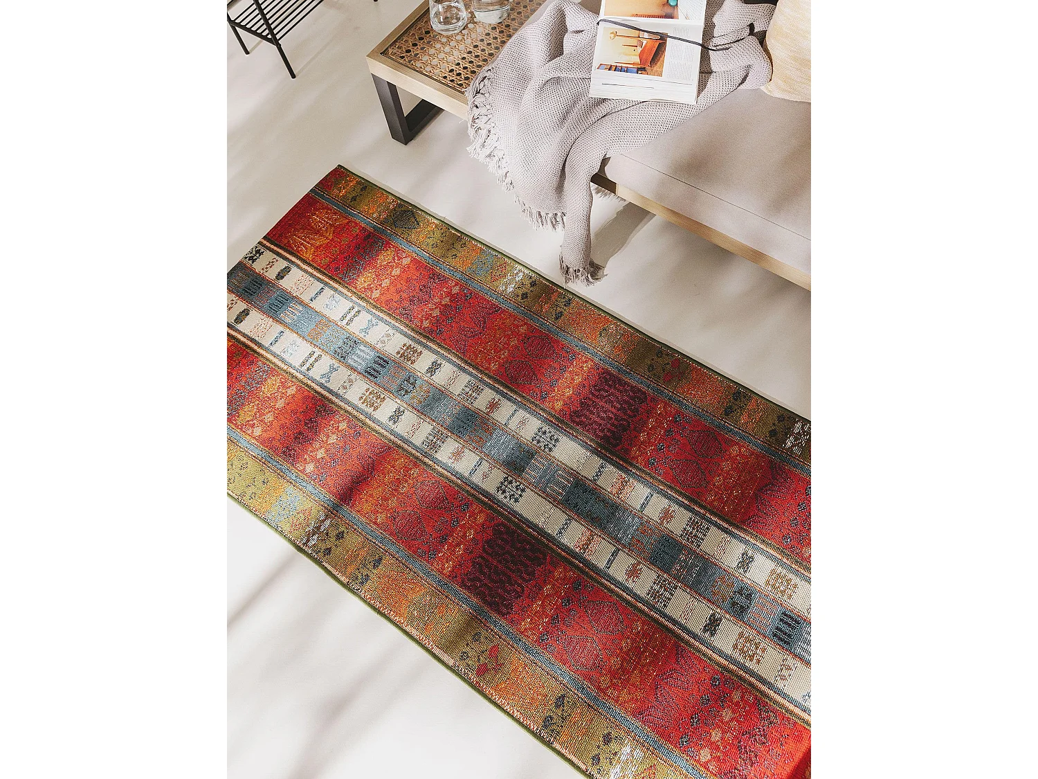 Tapis d'extérieur & intérieur Artis Multicouleur 80x250 cm