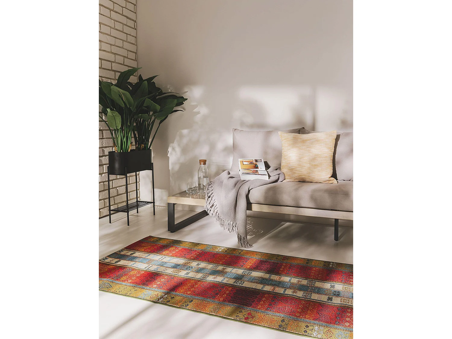 Tapis d'extérieur & intérieur Artis Multicouleur 80x250 cm