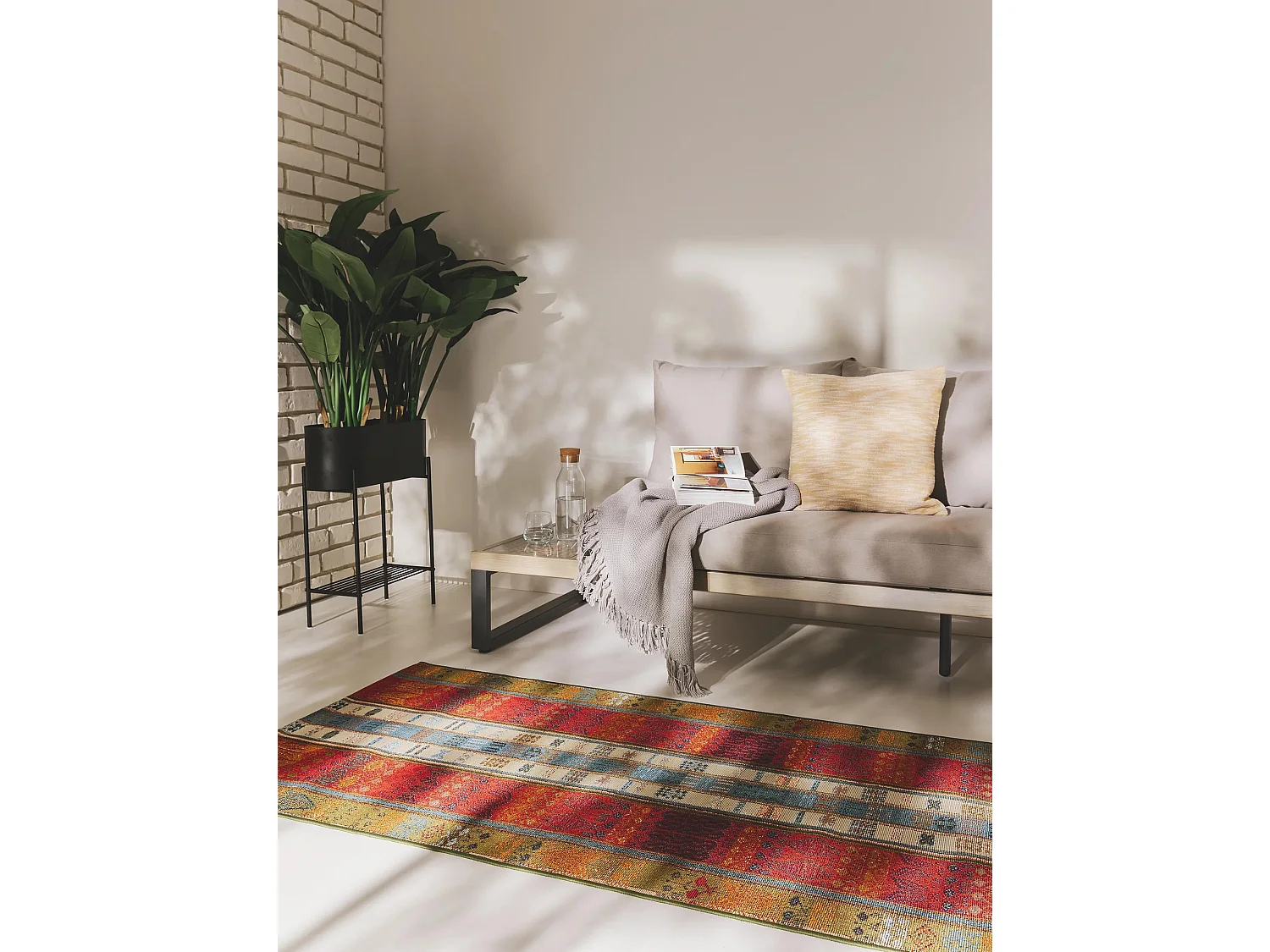 Tapis d'extérieur & intérieur Artis Multicouleur 80x250 cm