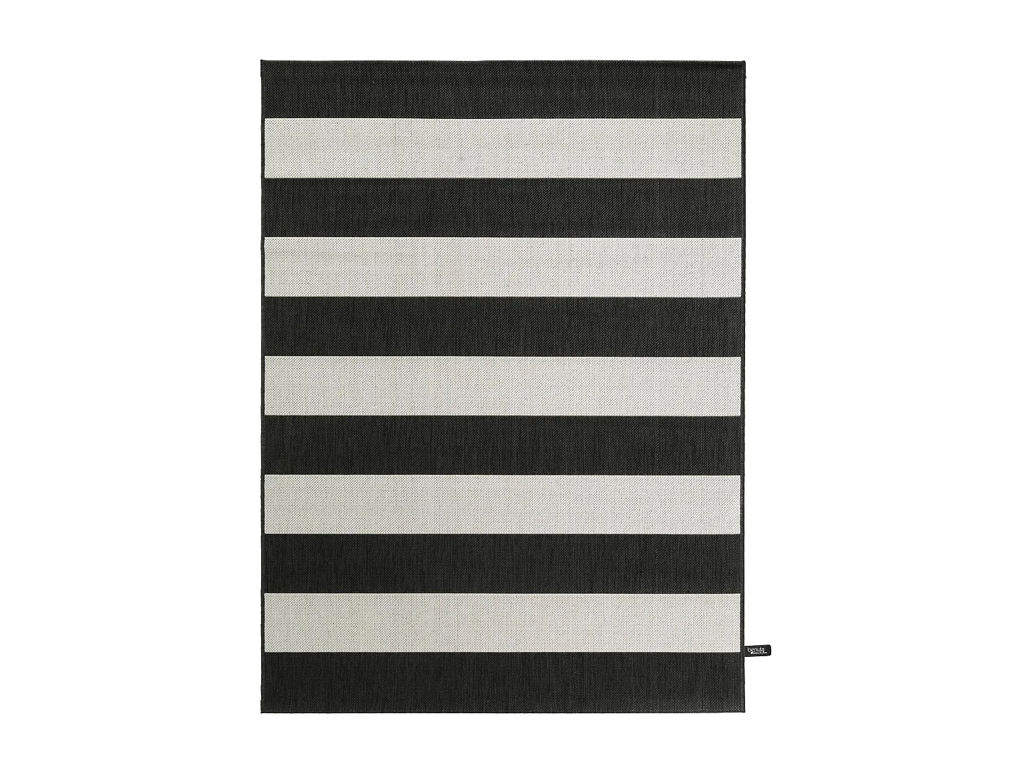 Tapis d'extérieur & intérieur Metro Noir 80x150 cm