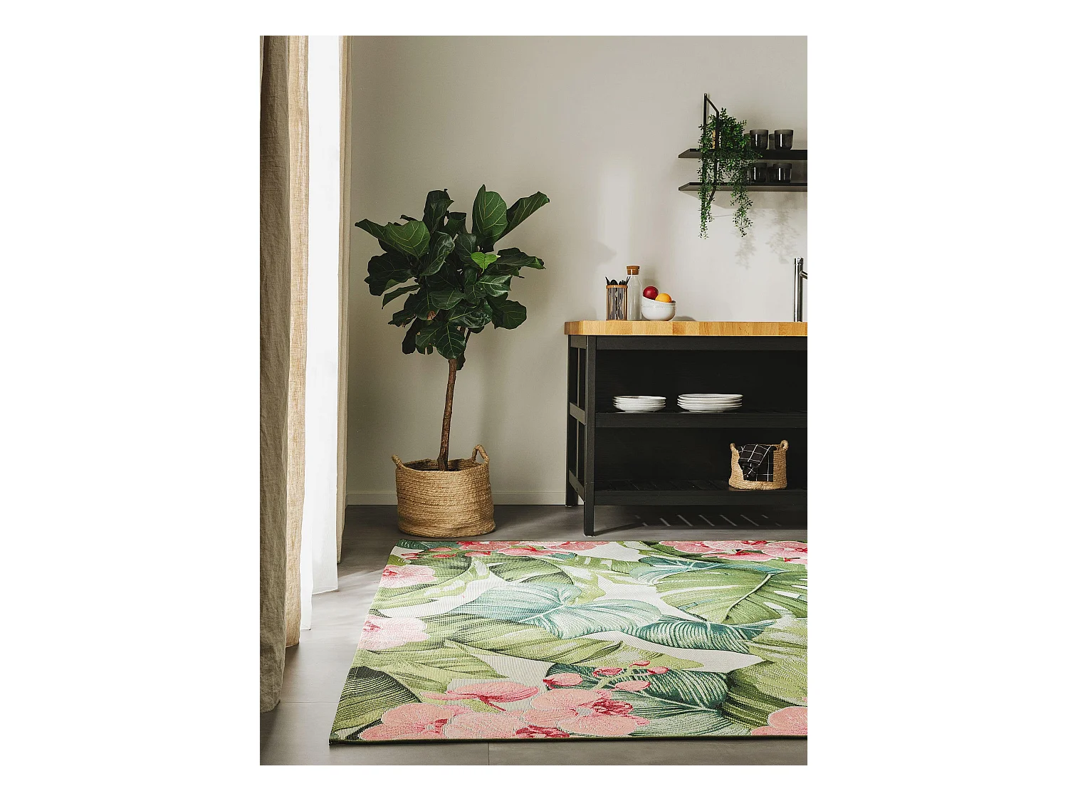 Tapis d'extérieur & intérieur Artis Multicouleur 80x165 cm