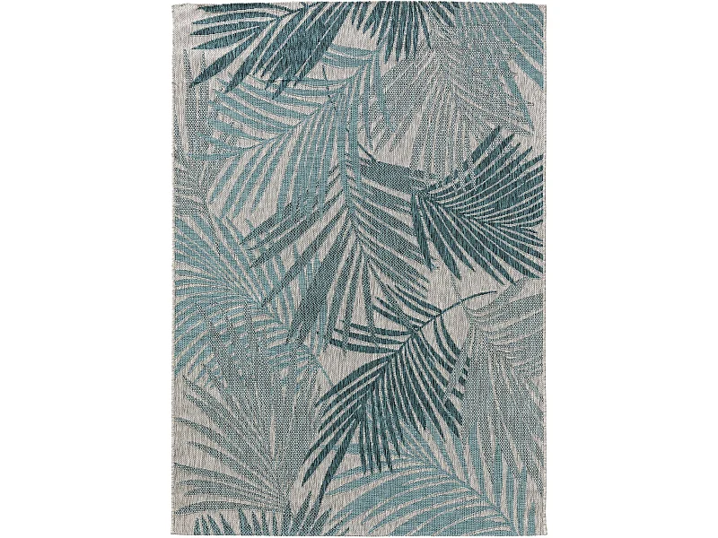 Tapis d'extérieur & intérieur Cleo Bleu 80x150 cm