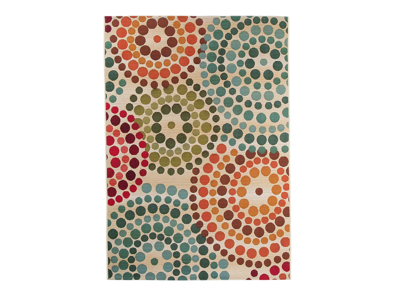 Tapis d'extérieur & intérieur Artis Beige/Multicouleur 80x165 cm